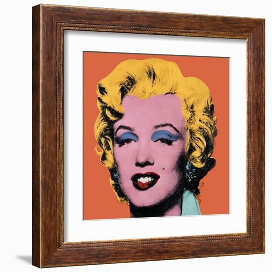 Shot Orange Marilyn, 1964-Andy Warhol-Framed Art Print