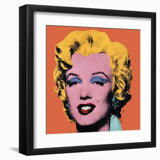 Shot Orange Marilyn, 1964-Andy Warhol-Framed Art Print