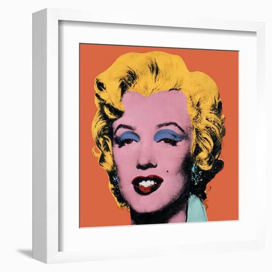 Shot Orange Marilyn, 1964-Andy Warhol-Framed Art Print