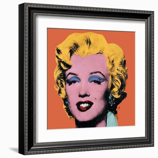 Shot Orange Marilyn, 1964-Andy Warhol-Framed Art Print