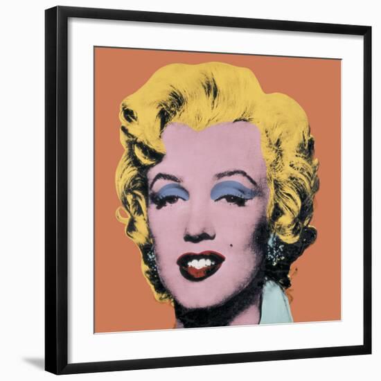 Shot Orange Marilyn, 1964-Andy Warhol-Framed Art Print