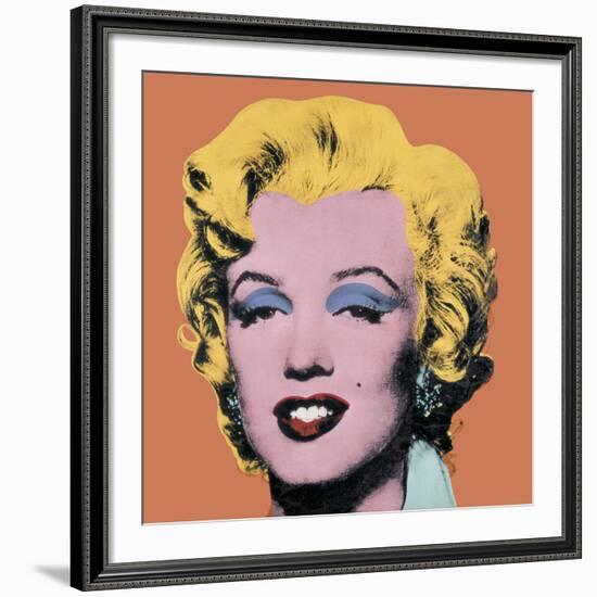 Shot Orange Marilyn, 1964-Andy Warhol-Framed Art Print