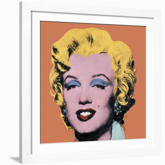 Shot Orange Marilyn, 1964-Andy Warhol-Framed Art Print