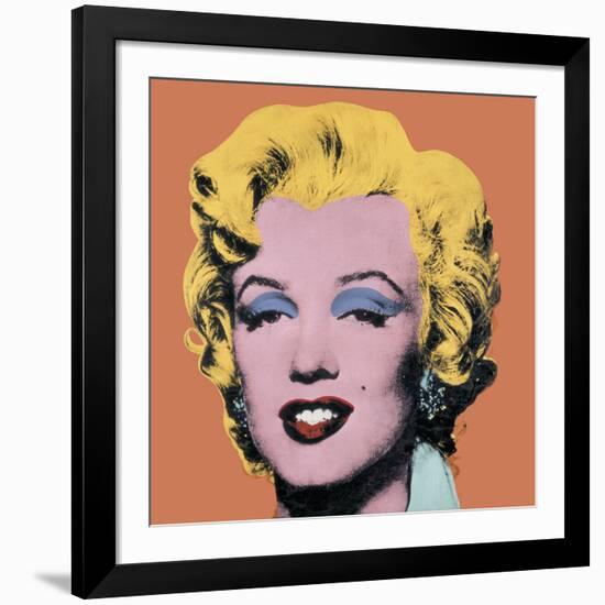 Shot Orange Marilyn, 1964-Andy Warhol-Framed Art Print