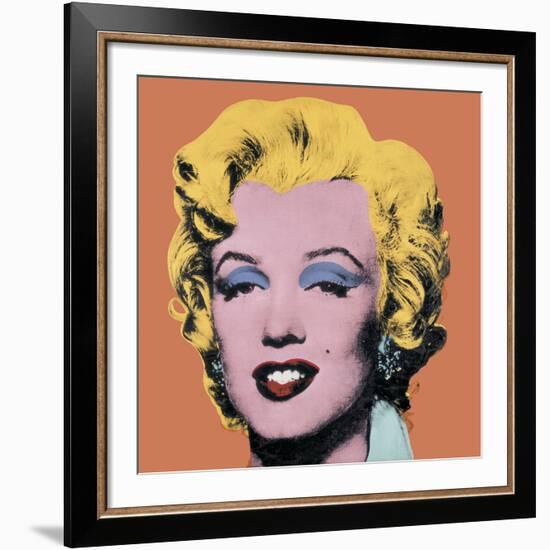 Shot Orange Marilyn, 1964-Andy Warhol-Framed Art Print