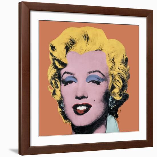 Shot Orange Marilyn, 1964-Andy Warhol-Framed Art Print