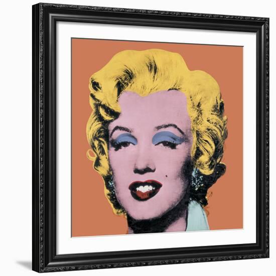 Shot Orange Marilyn, 1964-Andy Warhol-Framed Art Print