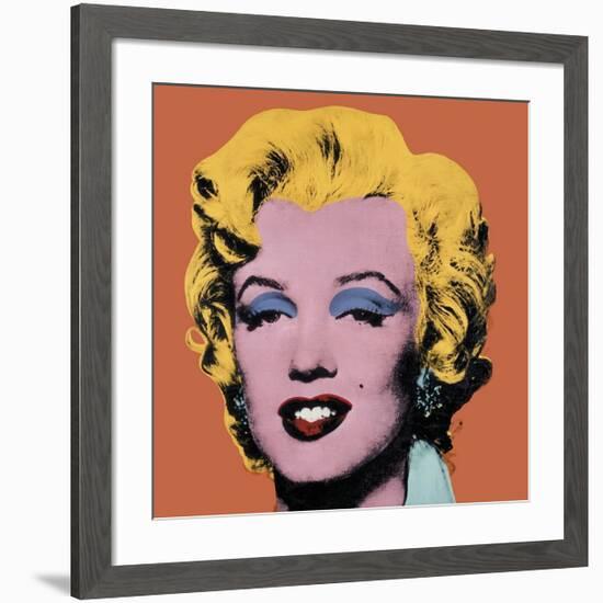 Shot Orange Marilyn, c.1964-Andy Warhol-Framed Giclee Print