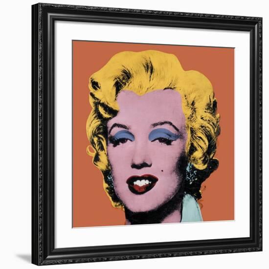 Shot Orange Marilyn, c.1964-Andy Warhol-Framed Giclee Print