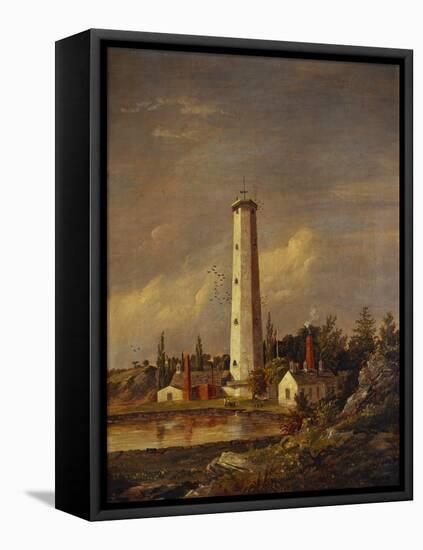 Shot Tower, 1845-Jasper Francis Cropsey-Framed Premier Image Canvas