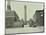 Shot Tower, Gates with Sphinxes, and Milk Cart, Belvedere Road, Lambeth, London, 1930-null-Mounted Photographic Print