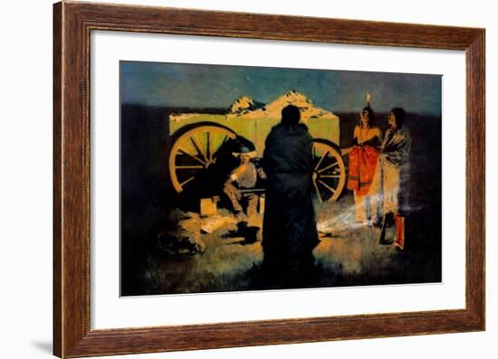 Shotgun Hospitality-Frederic Sackrider Remington-Framed Art Print