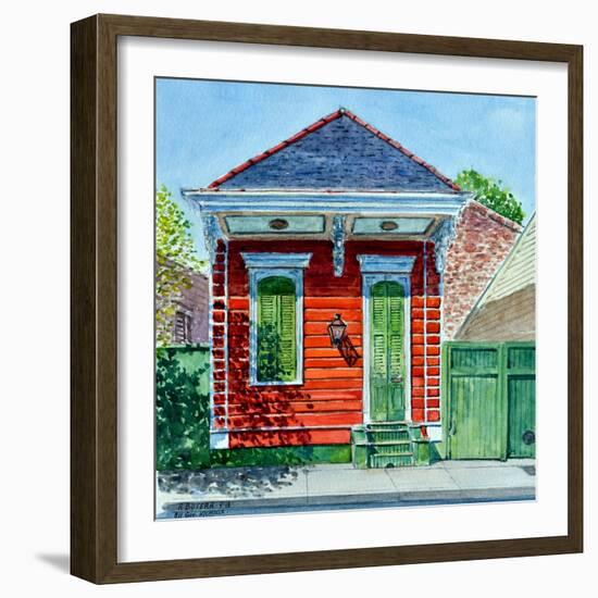 Shotgun House, New Orleans-Anthony Butera-Framed Giclee Print