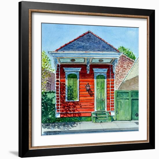 Shotgun House, New Orleans-Anthony Butera-Framed Giclee Print