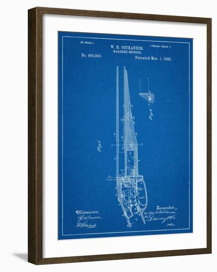 Shotgun Patent-null-Framed Art Print