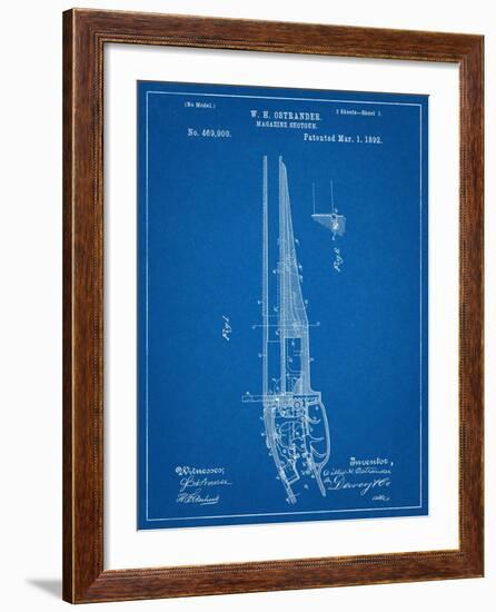 Shotgun Patent-null-Framed Art Print