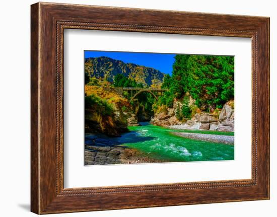 Shotover River, Queenstown, South Island, New Zealand, Pacific-Laura Grier-Framed Photographic Print