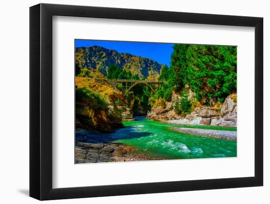 Shotover River, Queenstown, South Island, New Zealand, Pacific-Laura Grier-Framed Photographic Print