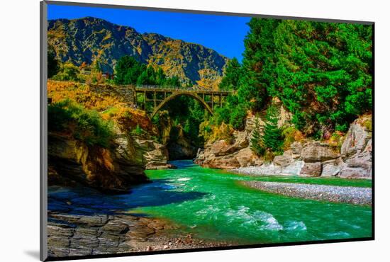 Shotover River, Queenstown, South Island, New Zealand, Pacific-Laura Grier-Mounted Photographic Print