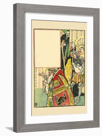 Should the Fast Days Be Invited?-Walter Crane-Framed Art Print