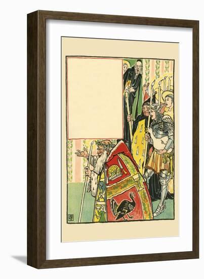 Should the Fast Days Be Invited?-Walter Crane-Framed Art Print