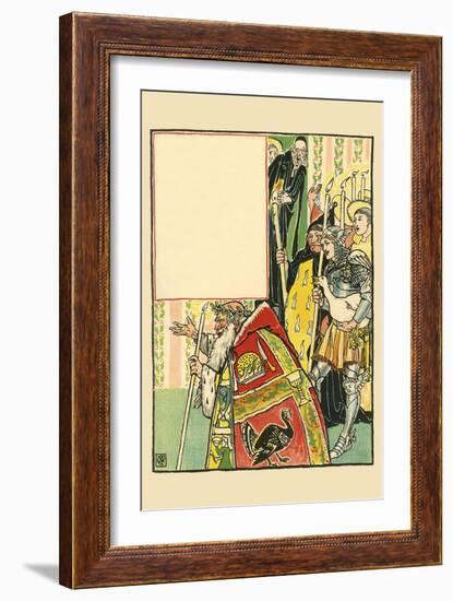 Should the Fast Days Be Invited?-Walter Crane-Framed Art Print