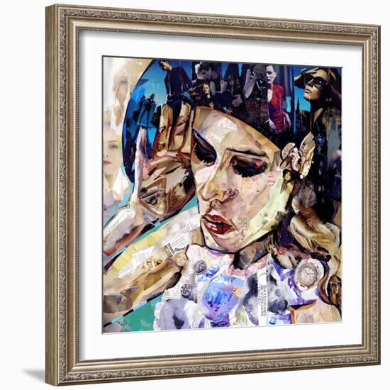 Should Woman Act-James Grey-Framed Art Print