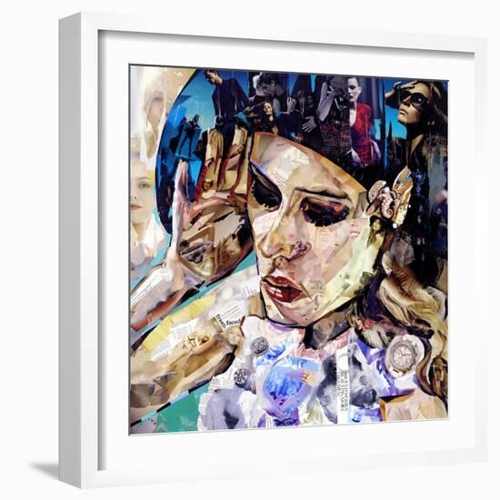 Should Woman Act-James Grey-Framed Art Print