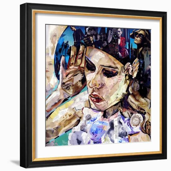 Should Woman Act-James Grey-Framed Art Print