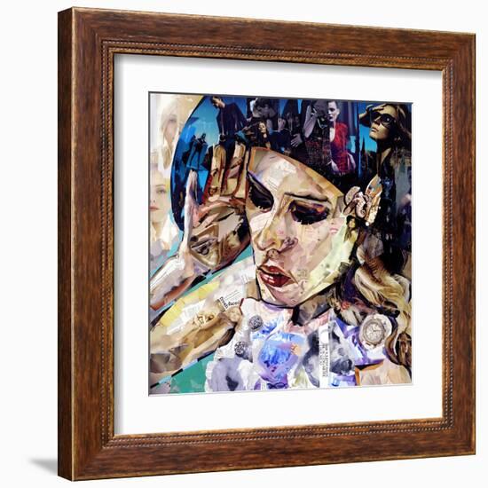 Should Woman Act-James Grey-Framed Art Print