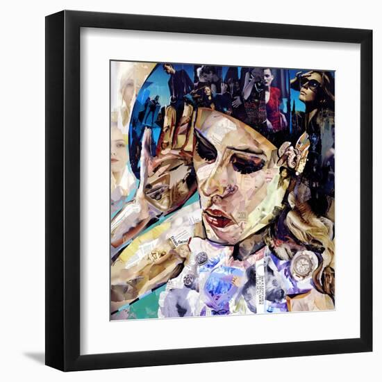 Should Woman Act-James Grey-Framed Art Print