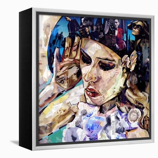 Should Woman Act-James Grey-Framed Stretched Canvas