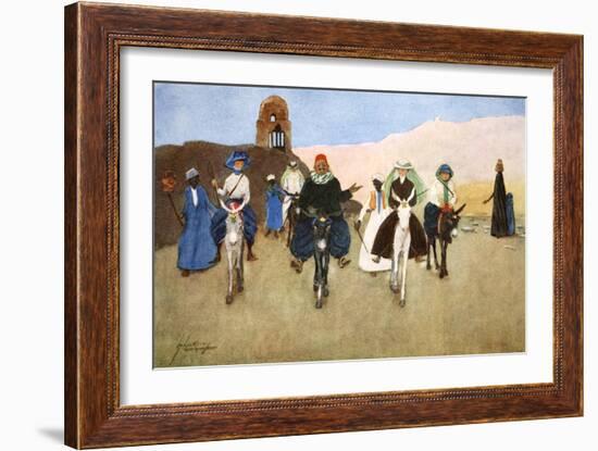 Should Women Ride Astride?', 1908-Lance Thackeray-Framed Giclee Print