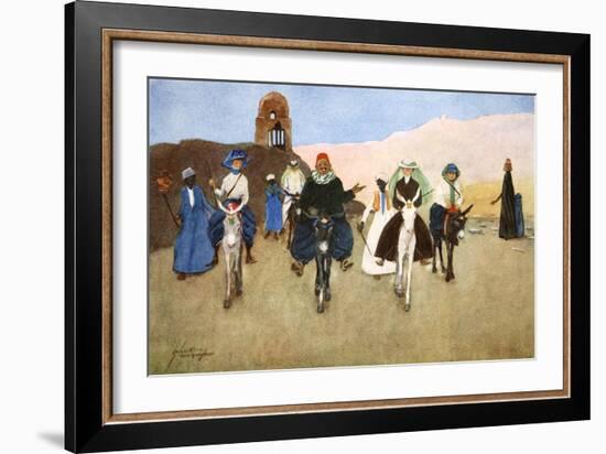 Should Women Ride Astride?', 1908-Lance Thackeray-Framed Giclee Print
