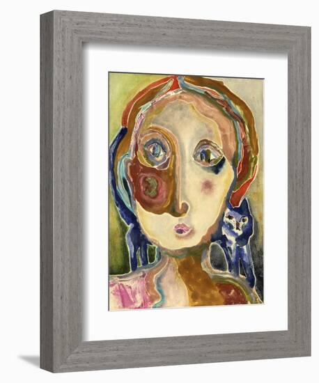 Shoulder Hug-Wyanne-Framed Premium Giclee Print