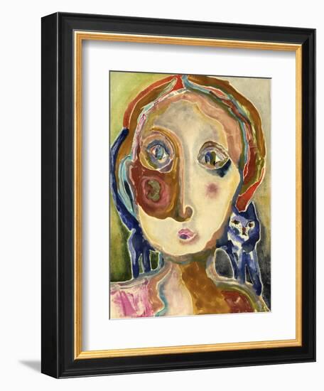 Shoulder Hug-Wyanne-Framed Premium Giclee Print