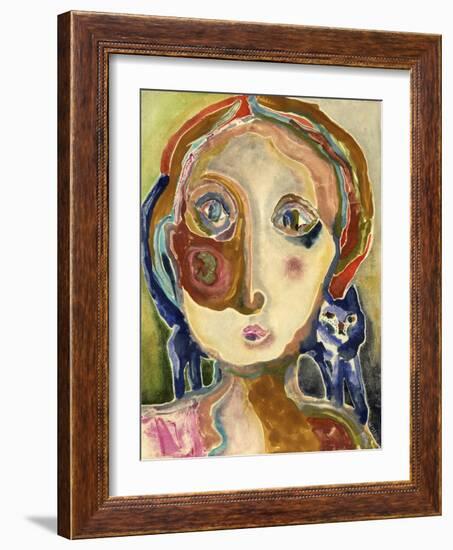 Shoulder Hug-Wyanne-Framed Giclee Print