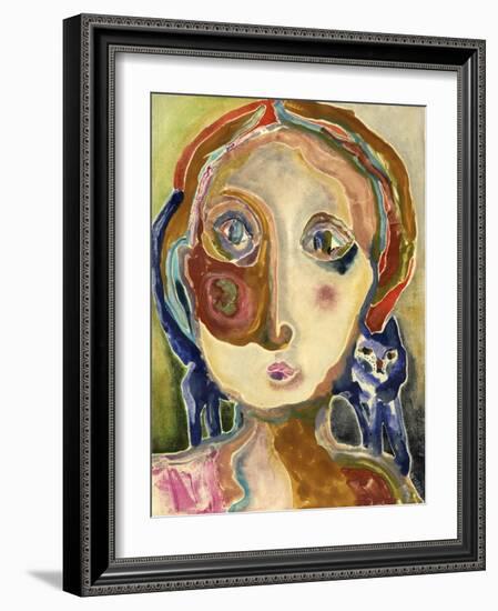 Shoulder Hug-Wyanne-Framed Giclee Print