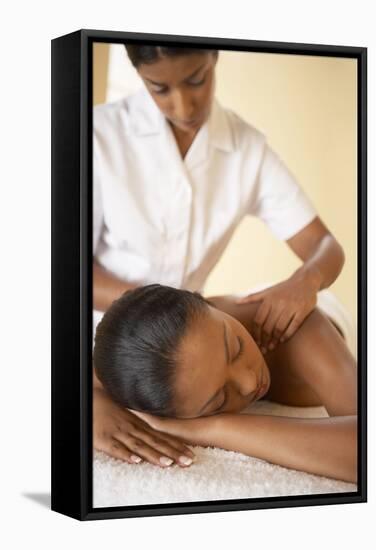Shoulder Massage-Adam Gault-Framed Premier Image Canvas