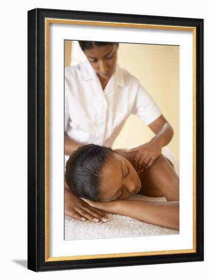 Shoulder Massage-Adam Gault-Framed Photographic Print