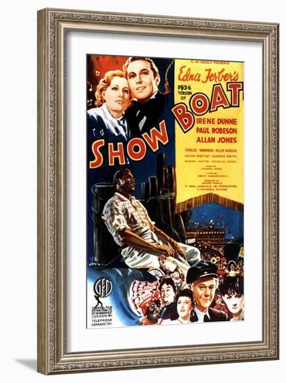 Show Boat, 1936-null-Framed Art Print