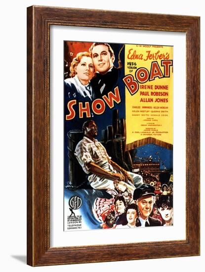 Show Boat, 1936-null-Framed Art Print