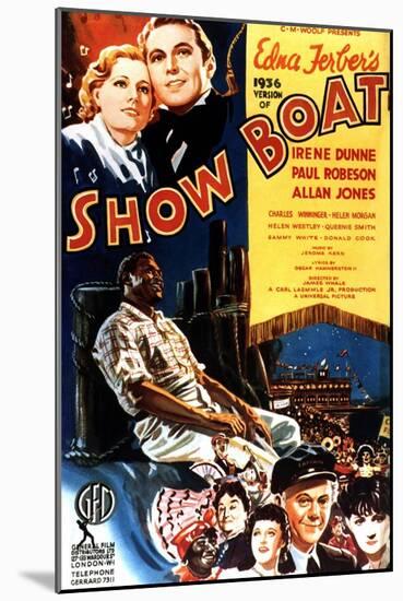 Show Boat, 1936-null-Mounted Art Print