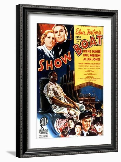 Show Boat, 1936-null-Framed Art Print