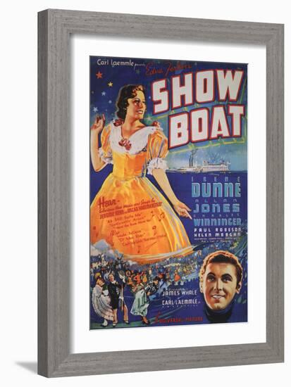 Show Boat, 1936-null-Framed Art Print