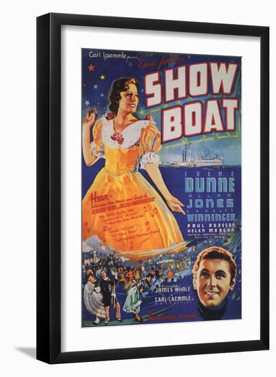 Show Boat, 1936-null-Framed Art Print