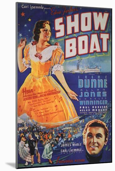 Show Boat, 1936-null-Mounted Art Print