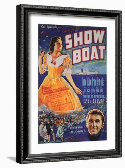 Show Boat, 1936-null-Framed Art Print