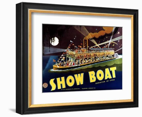 Show Boat, 1936-null-Framed Art Print