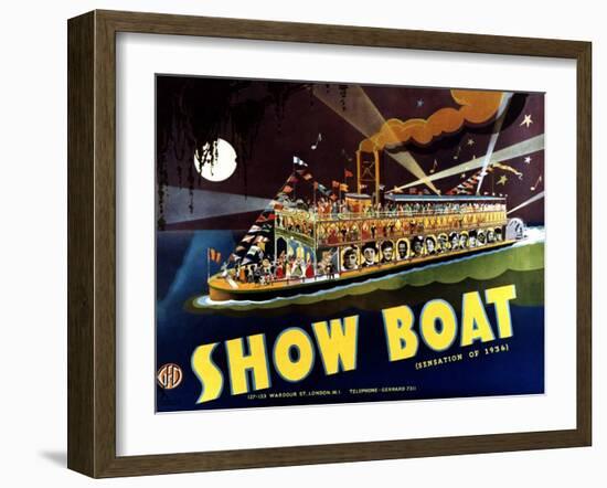 Show Boat, 1936-null-Framed Art Print